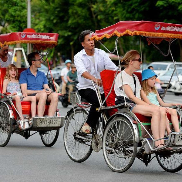 Hanoi city tour by cyclo- Vietnam family holidays