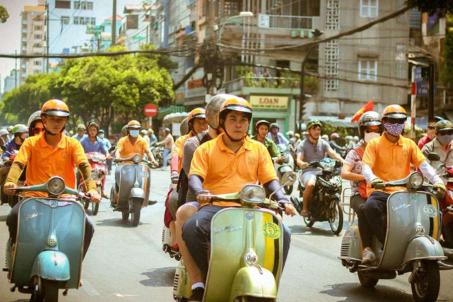 Saigon vespa tour - Vietnam adventure holidays