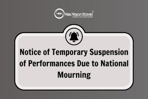 Notice of Temporary Suspension of Performances Due to National Mourning