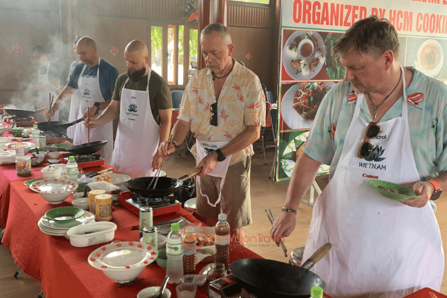 cooking class with vietnam travel agency